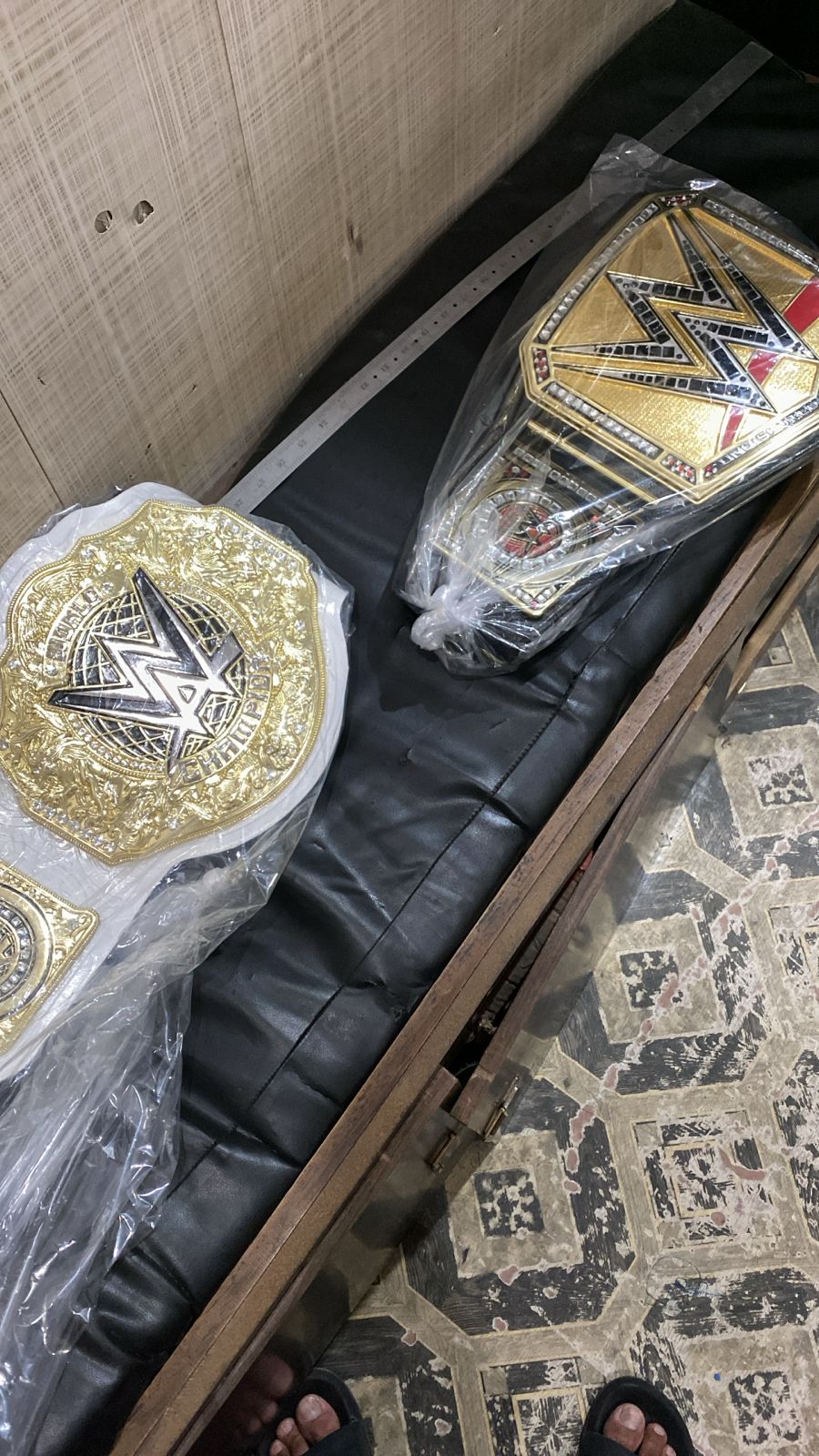 Recent customer order — custom championship belt Sialkot 2025